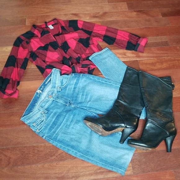 Report soft black leather boota - Picture 1 of 6